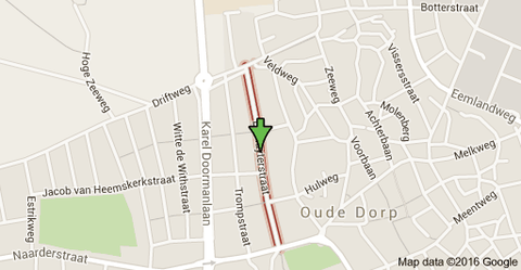 Locatie De Ruyterstraat Google Maps