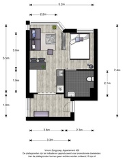 Godelinde - plattegrond hoek-appartement